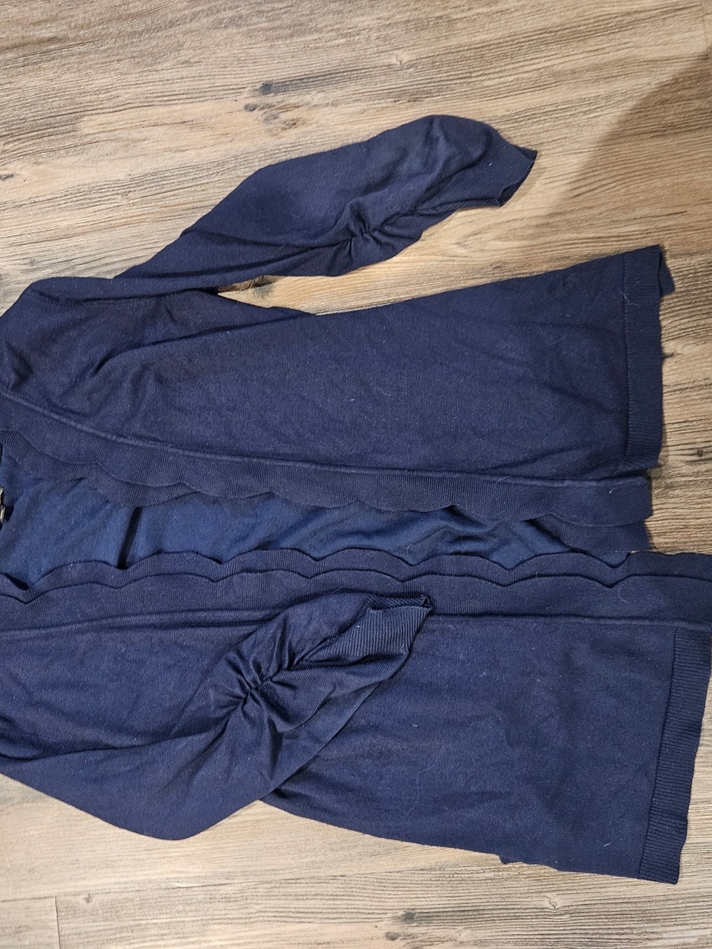 Womens size xs Lety and Me eggplant colored cardigan